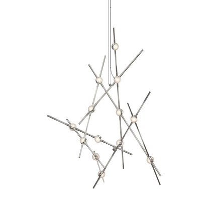 Constellation Aquila Minor 13 Light 26" Wide LED Abstract Multi Light Pendant