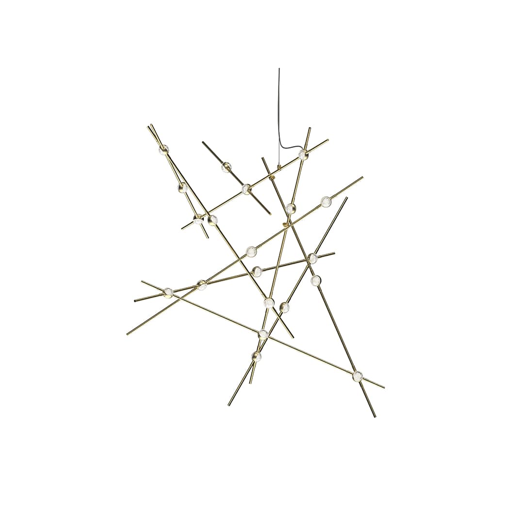 Constellation Aquila Major 20 Light 37" Wide LED Abstract Multi Light Pendant