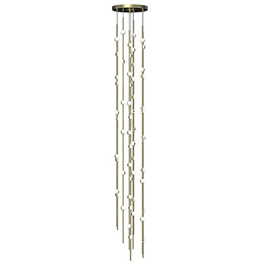 Constellation Andromeda 55 Light 12" Wide LED Abstract Multi Light Pendant with White Acrylic Shades