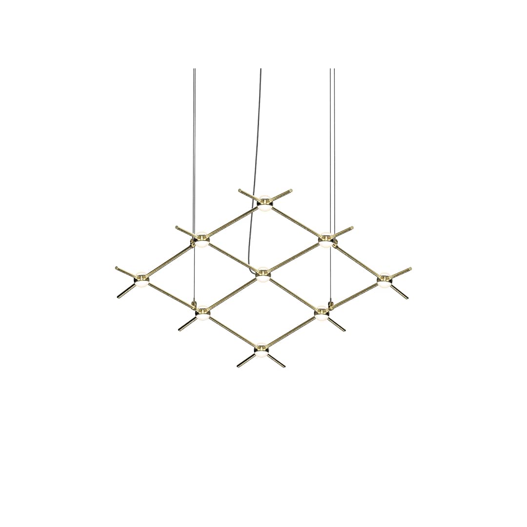 Constellation Aquarius Minor 9 Light 67" Wide LED Chandelier