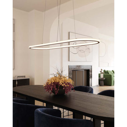 Luna 2 Light 62" Wide LED Suspension Pendant