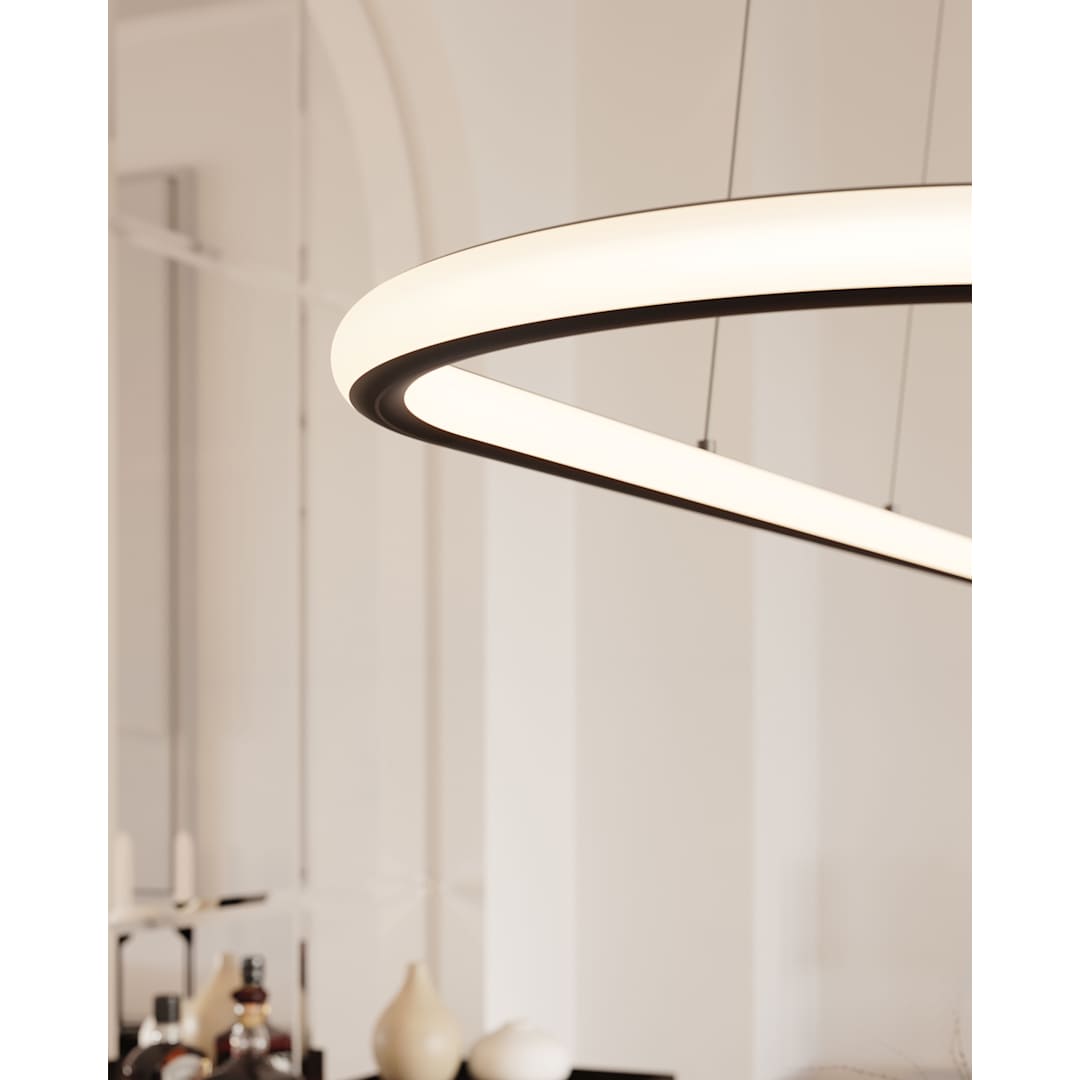 Luna 2 Light 62" Wide LED Suspension Pendant
