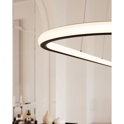 Luna 2 Light 62" Wide LED Suspension Pendant