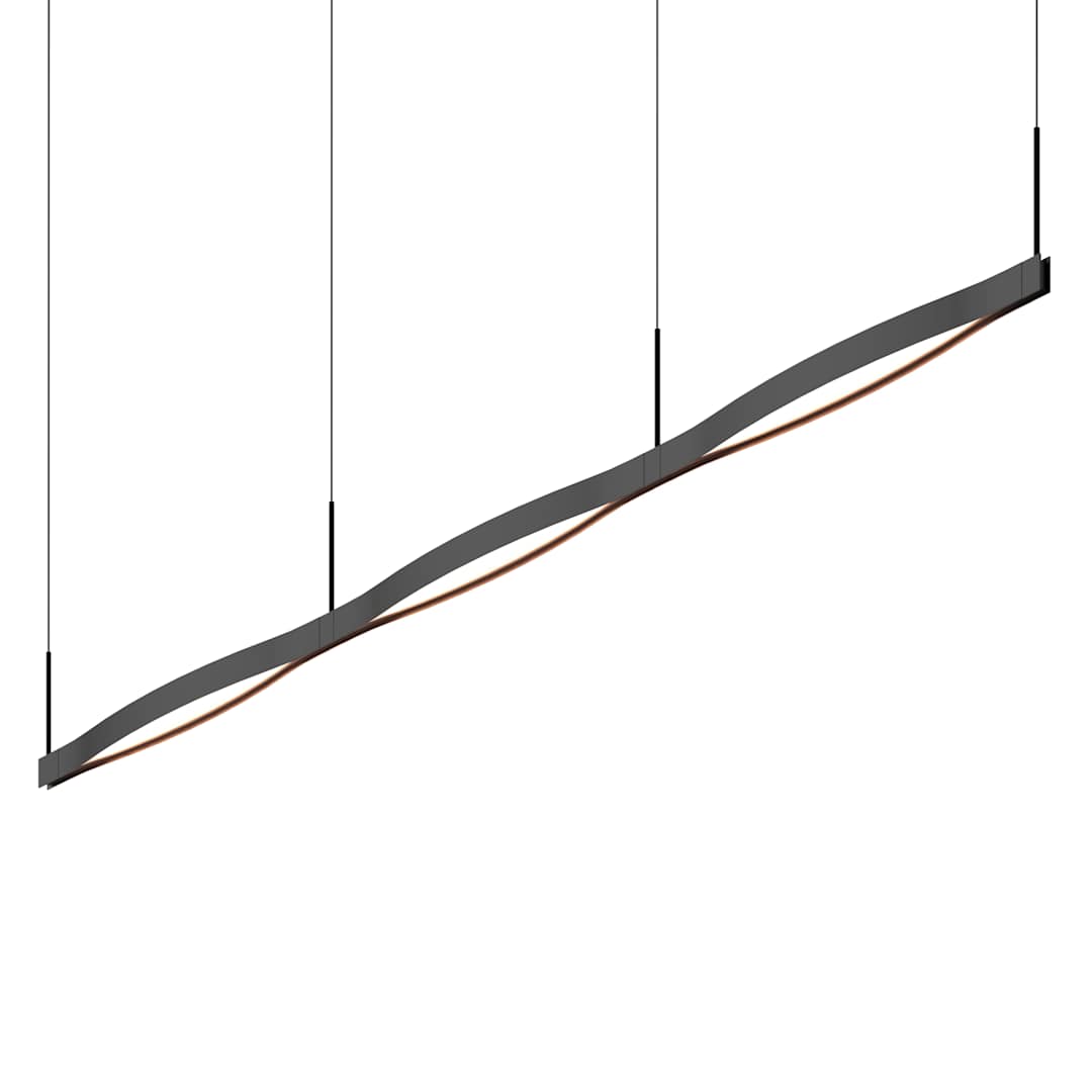 Ola 3 Light 82" Wide LED Linear Chandelier