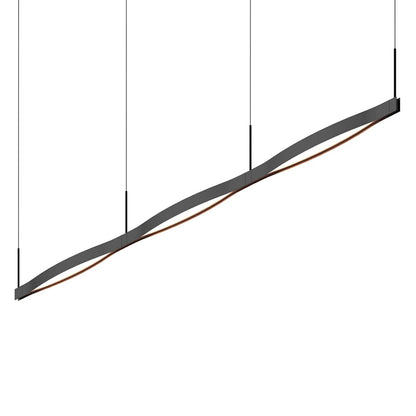 Ola 3 Light 82" Wide LED Linear Chandelier