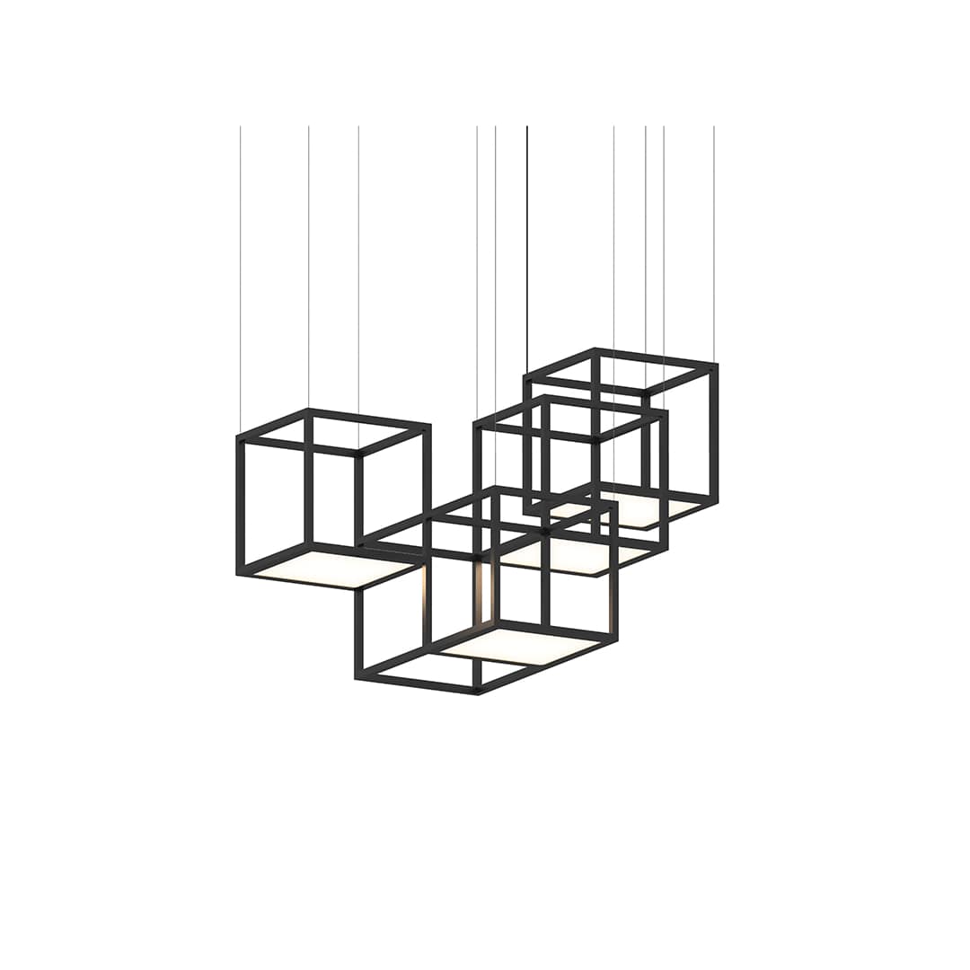 Cubix 4 Light LED Pendant