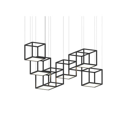 Cubix 6 Light LED Pendant
