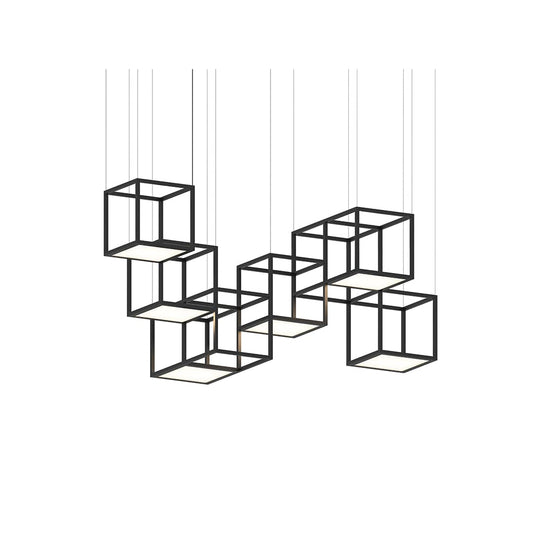 Cubix 6 Light LED Pendant