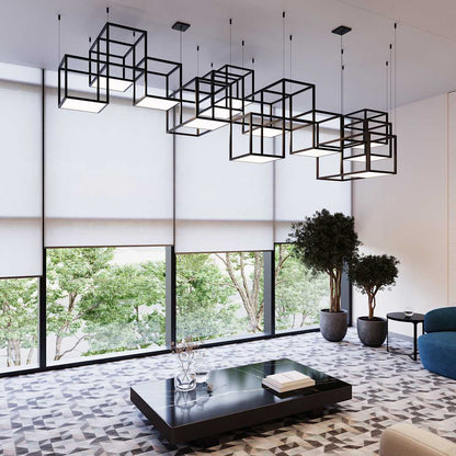 Cubix 12 Light LED Pendant