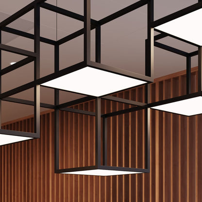 Cubix 12 Light LED Pendant