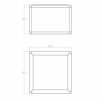 Cubix 1 Light Medium LED Surface Mount