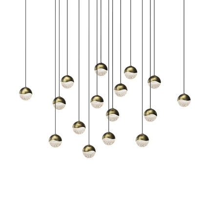 Grapes 16 Light 23" Wide LED Suspension Multi Light Pendant