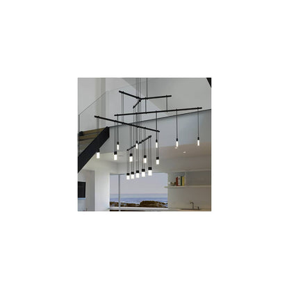 Suspenders LED 4-Tier Tri-Bar Multi Light Pendant