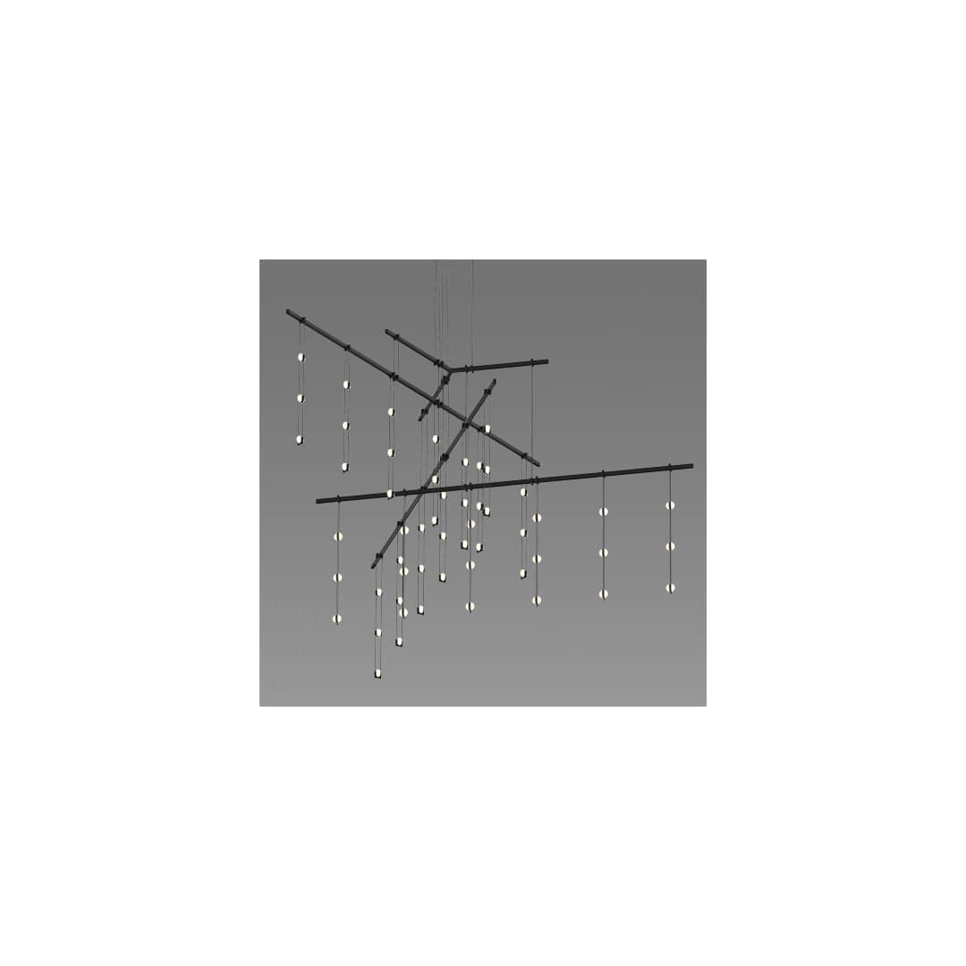 Suspenders LED 4-Tier Tri-Bar Multi Light Pendant