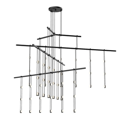 Suspenders LED 4-Tier Tri-Bar Multi Light Pendant