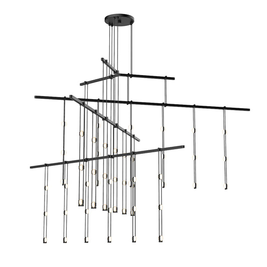 Suspenders LED 4-Tier Tri-Bar Multi Light Pendant