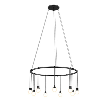 Suspenders LED Single Ring Multi Light Pendant