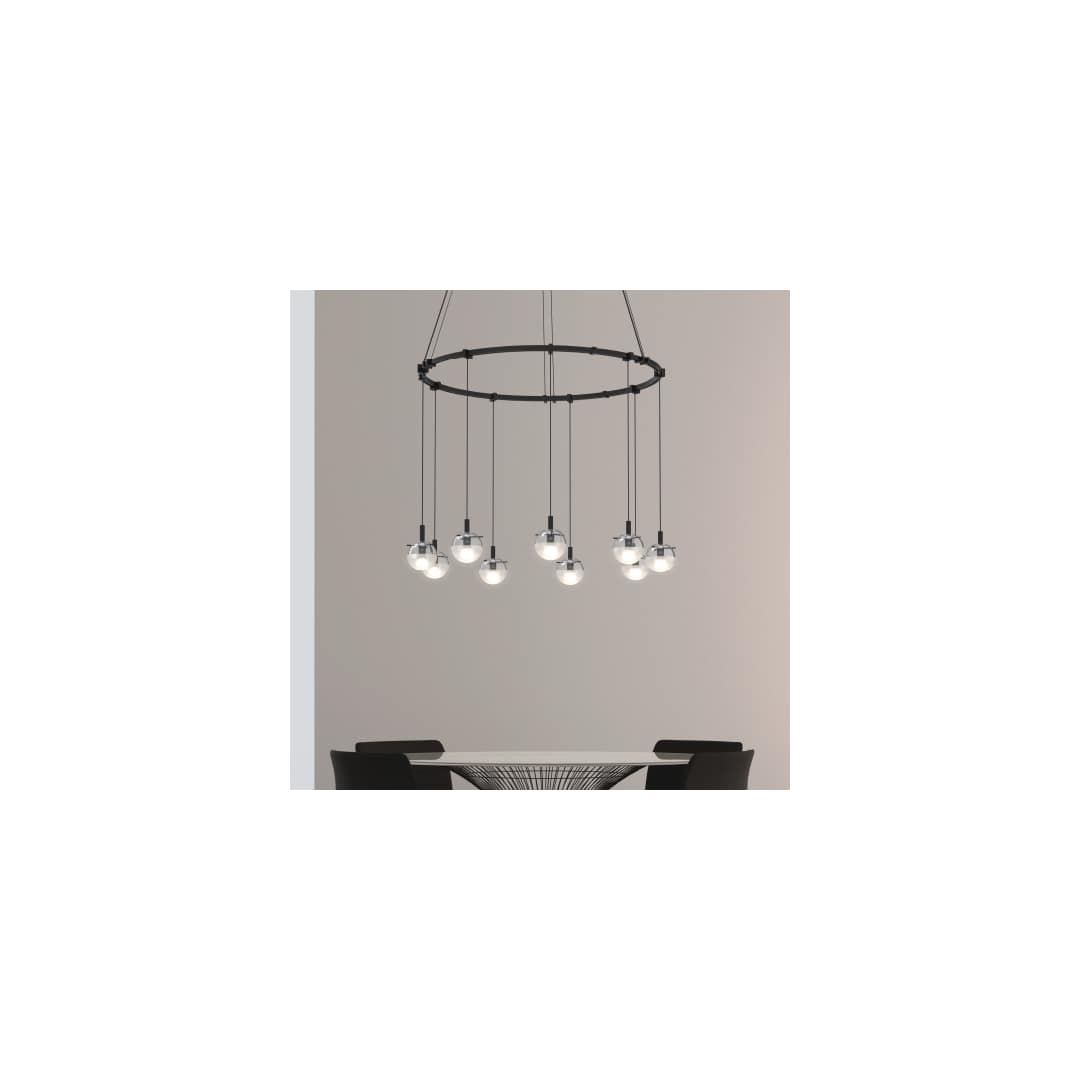 Suspenders LED Single Ring Multi Light Pendant