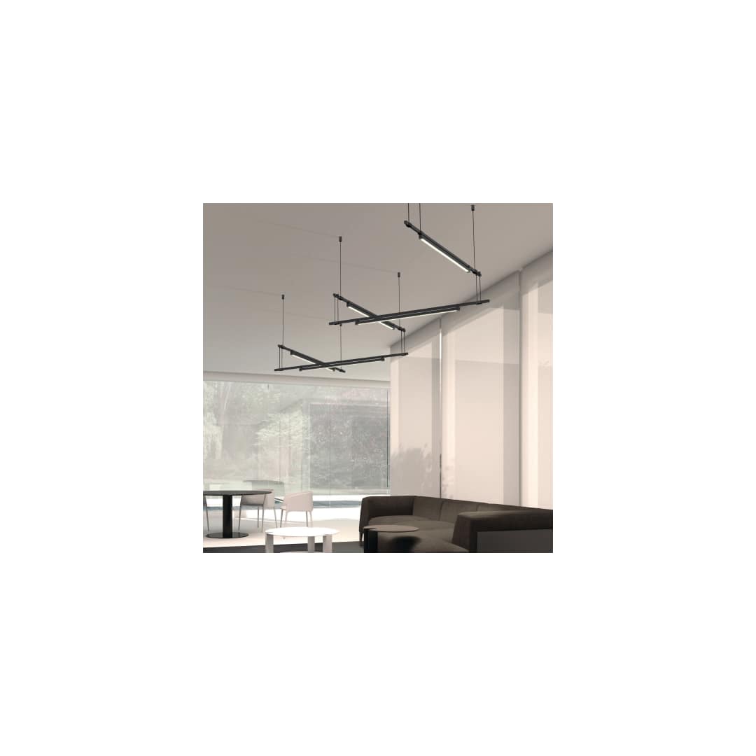 Suspenders LED 5-Bar Zig Zag Multi Light Pendant