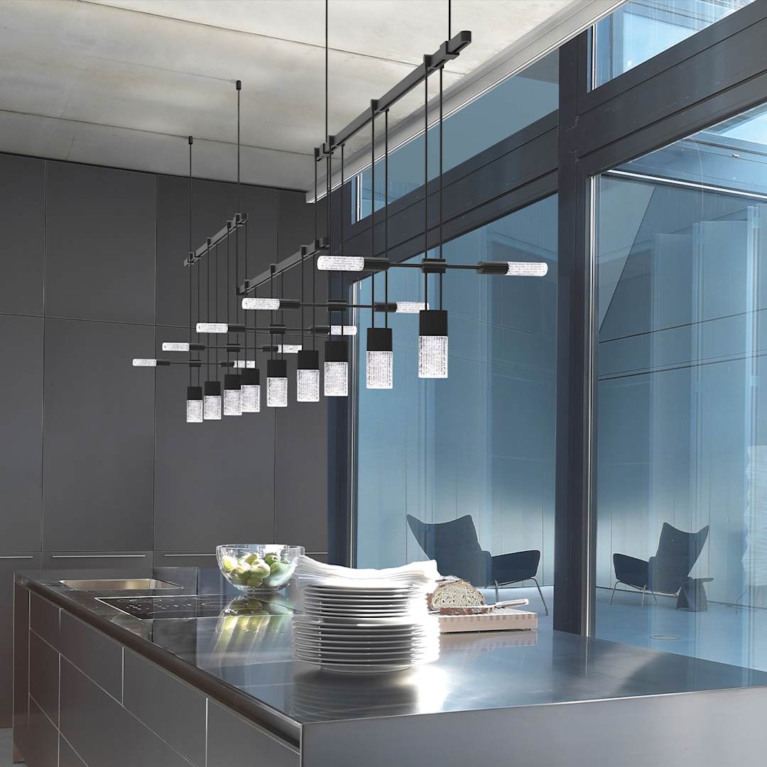 Suspenders LED 3-Bar Offset Linear Pendant