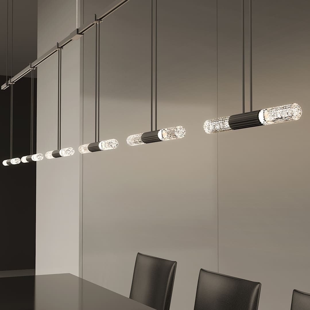 Suspenders LED 2-Bar In-Line Linear Pendant