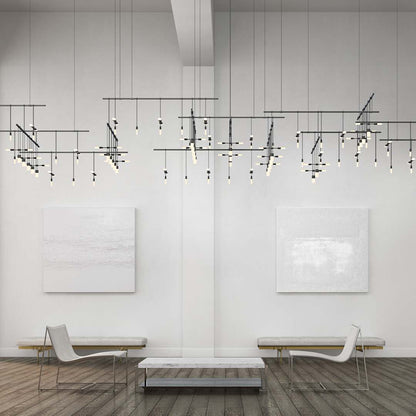 Suspenders 4-Tier Gallery Matrix LED Lighting System