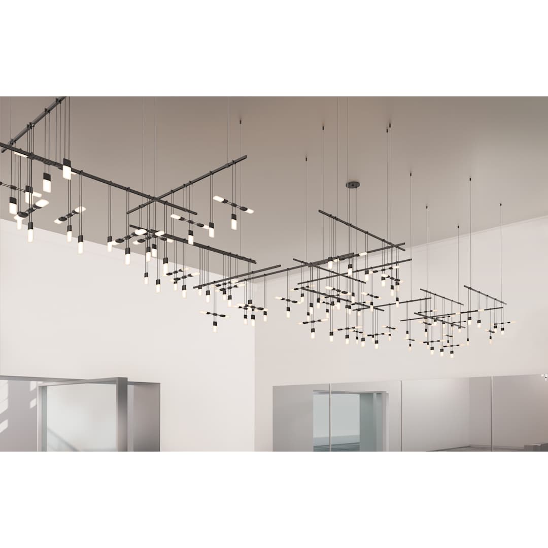 Suspenders 242" Wide Multi Light Pendant