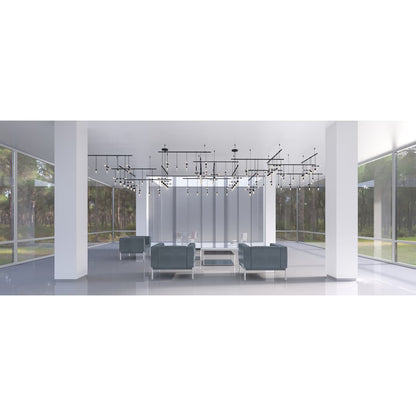 Suspenders 242" Wide Multi Light Pendant