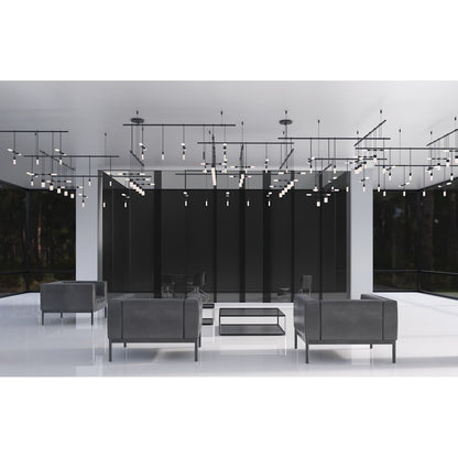 Suspenders 242" Wide Multi Light Pendant