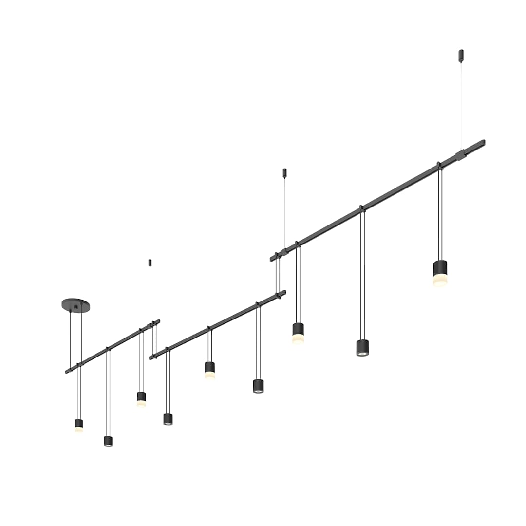 Suspenders 9 Light 104" Wide Full Sized Pendant