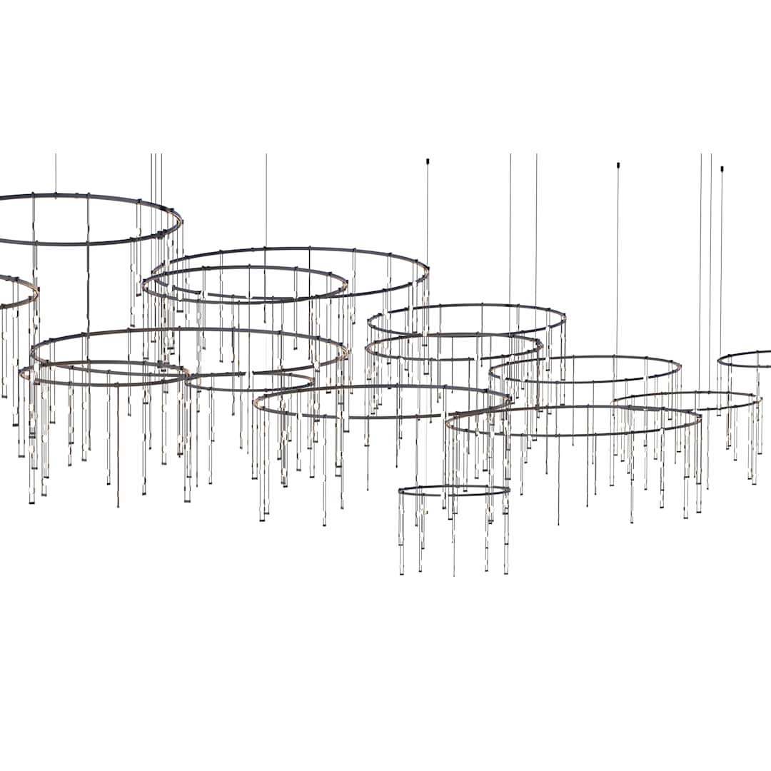 Suspenders 543 Light 320" Wide Full Sized Pendant