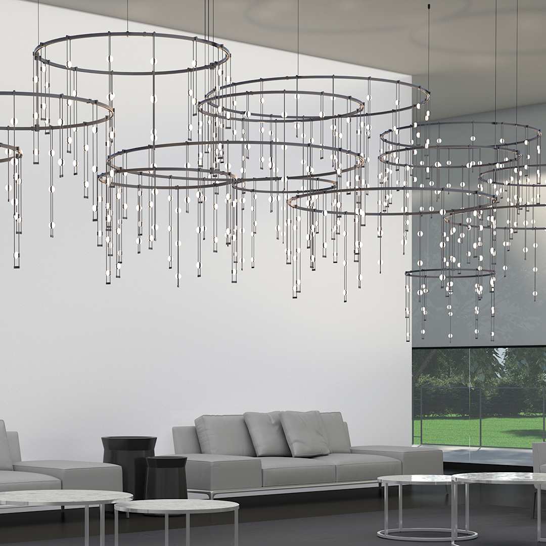 Suspenders 543 Light 320" Wide Full Sized Pendant