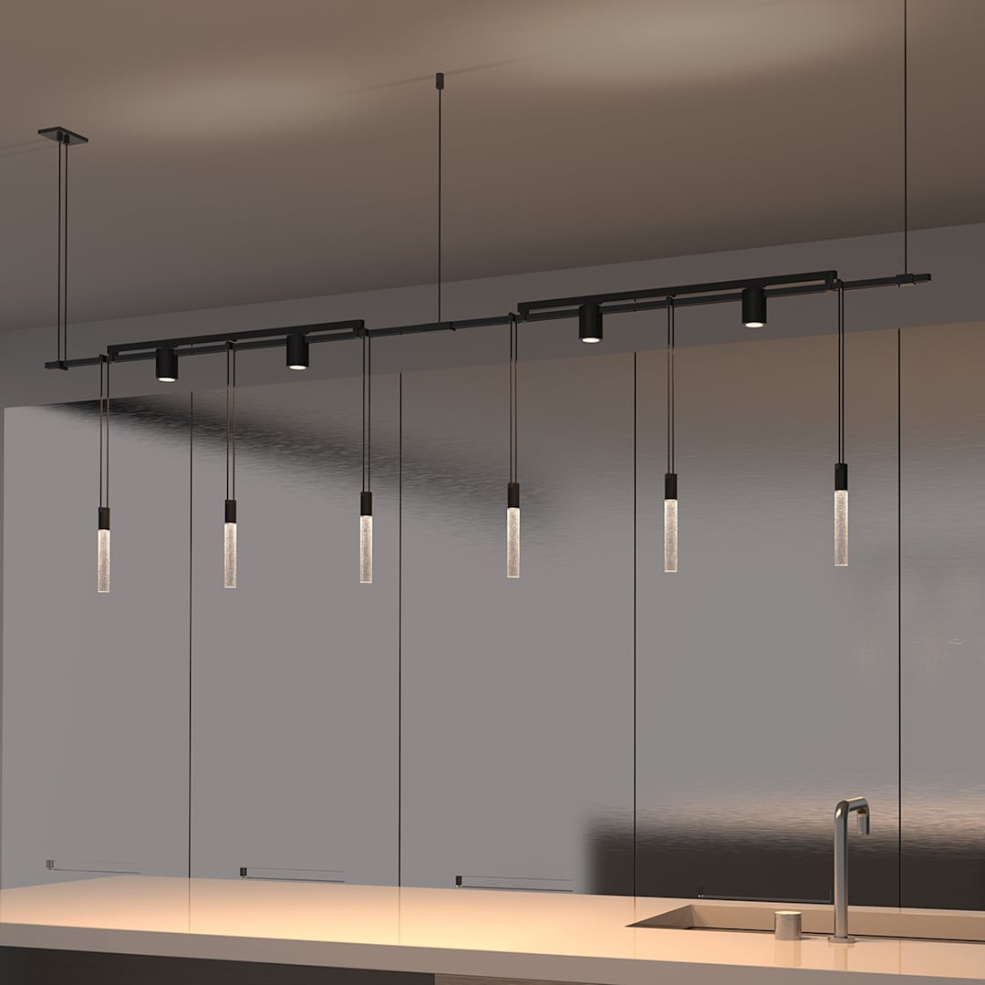 Suspenders 12 Light 73" Wide Full Sized Pendant