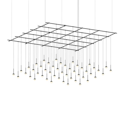 Suspenders 97" Wide Multi Light Pendant