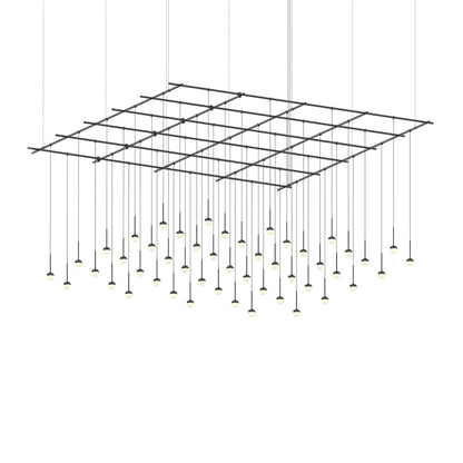 Suspenders 97" Wide Multi Light Pendant