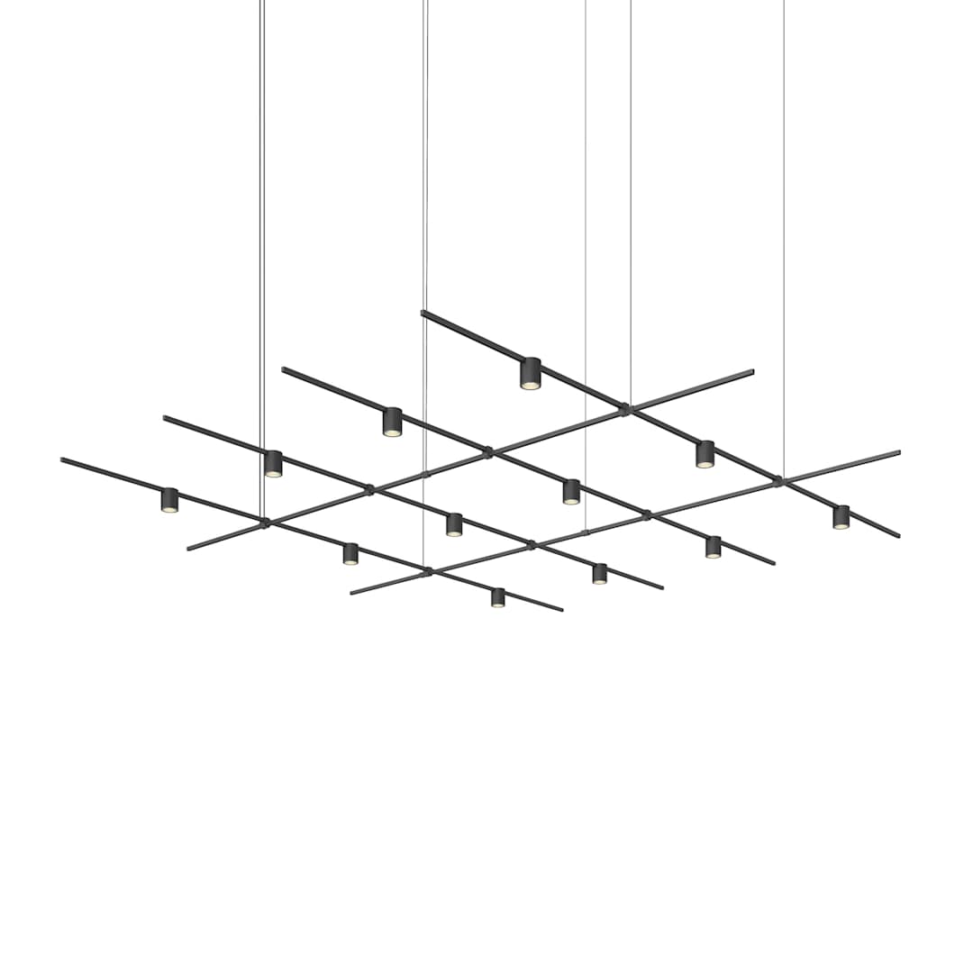 Suspenders 12 Light 97" Wide LED Linear Chandelier