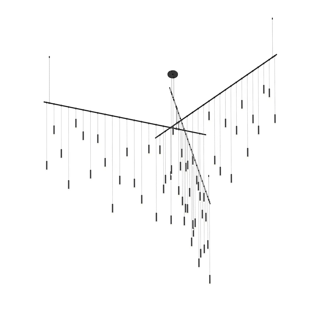 Suspenders 138" Wide Multi Light Pendant