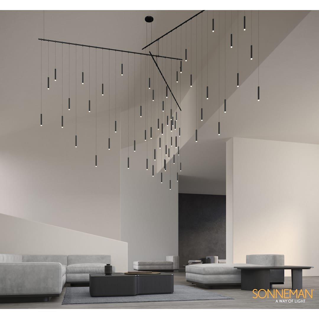 Suspenders 138" Wide Multi Light Pendant