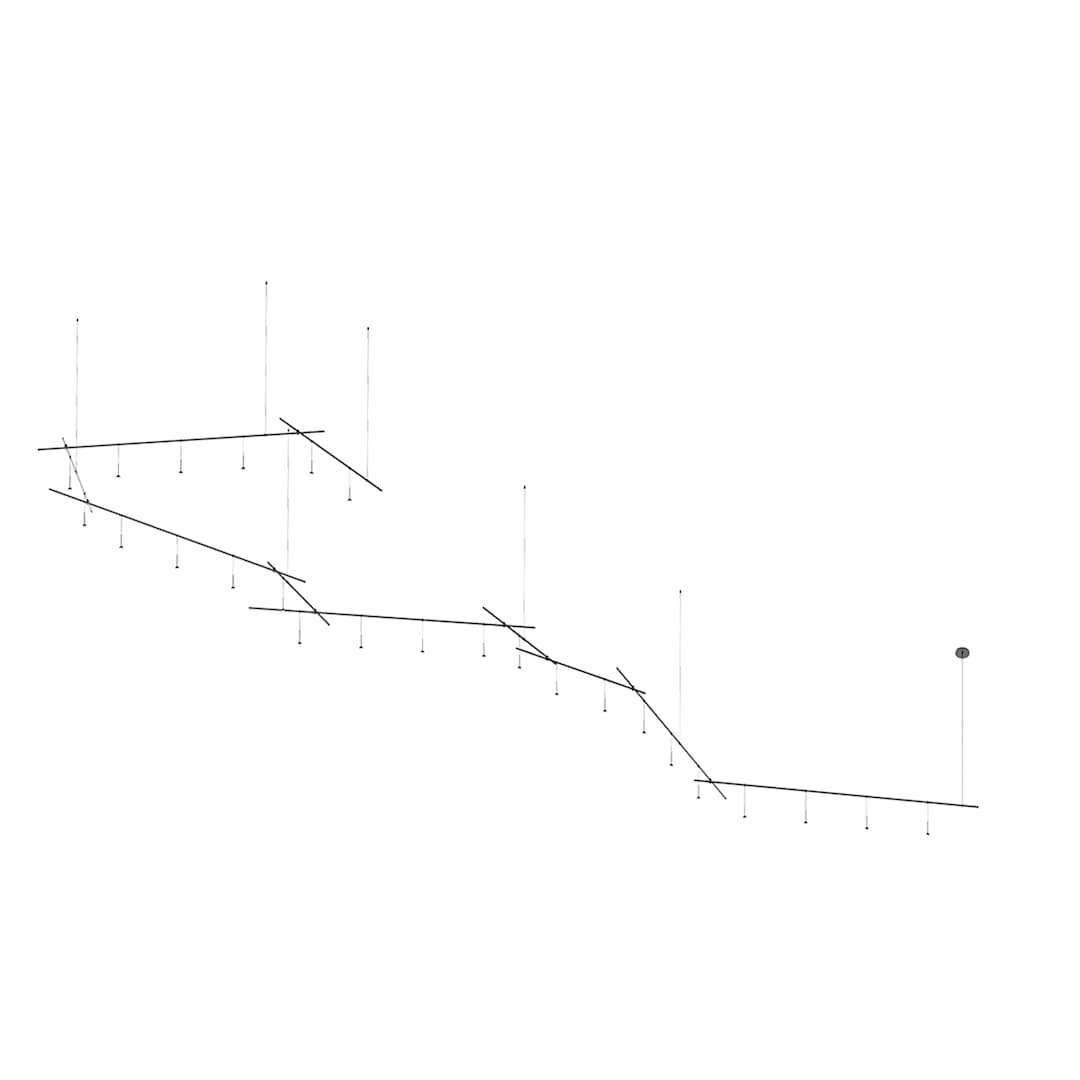 Suspenders 25 Light 85" Wide LED Suspension Multi Light Pendant