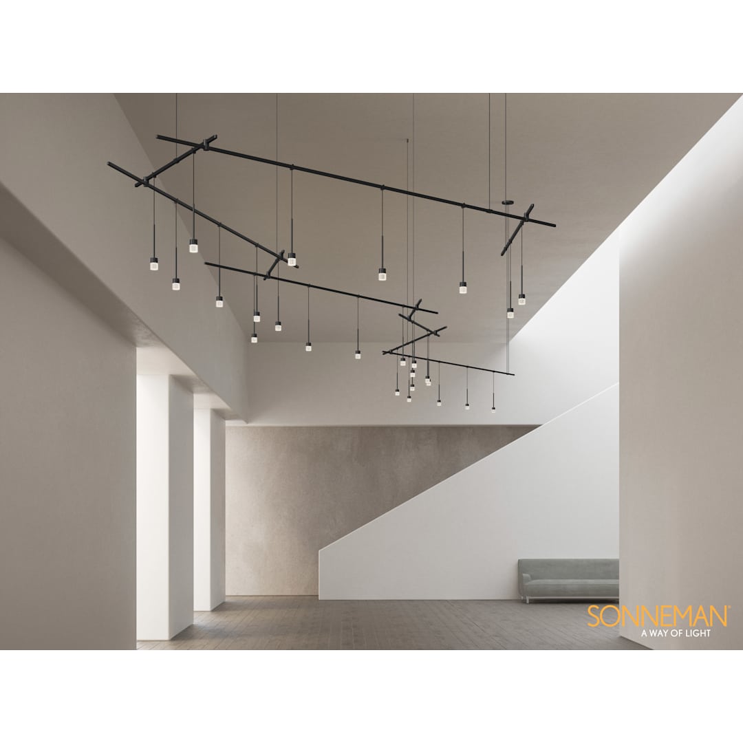 Suspenders 25 Light 85" Wide LED Suspension Multi Light Pendant