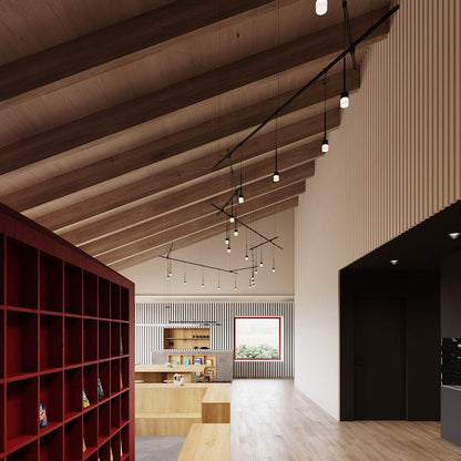 Suspenders 25 Light 85" Wide LED Suspension Multi Light Pendant