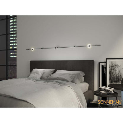 Suspenders 4 Light 146" Tall LED Wall Sconce