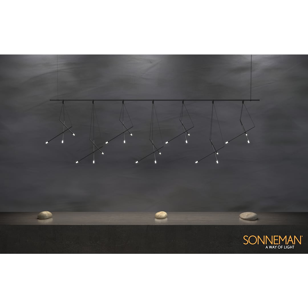 Suspenders 21 Light 97" Wide LED Linear Chandelier