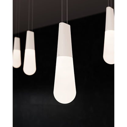 Suspenders 117" Wide LED Abstract Linear Chandelier