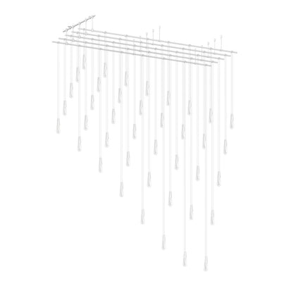 Suspenders 117" Wide LED Abstract Linear Chandelier