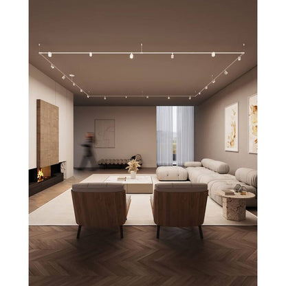 Suspenders 147" Wide LED Square Chandelier