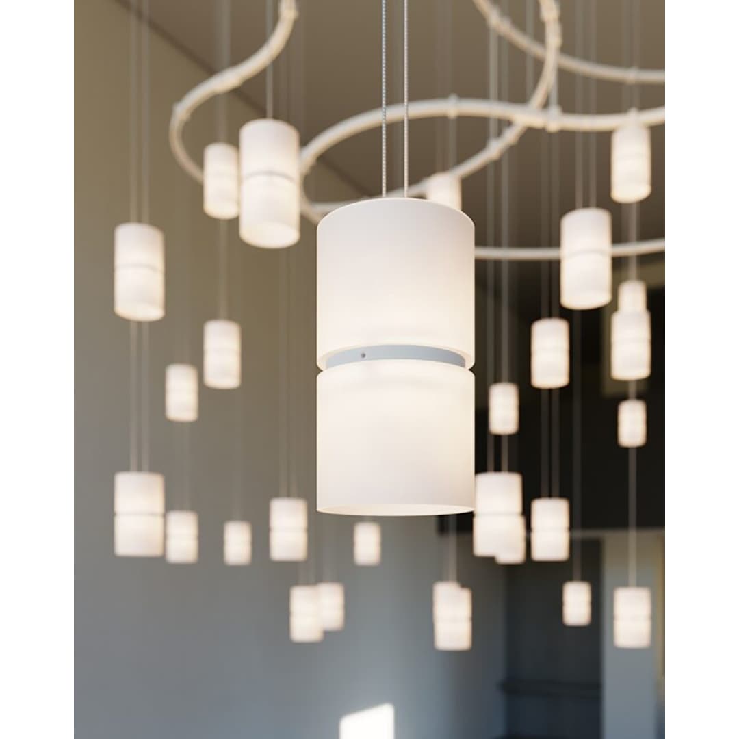 Suspenders 82" Wide LED Matrix Chandelier