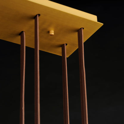 Stratum 32" Wide LED Abstract Linear Pendant by Nina Magon