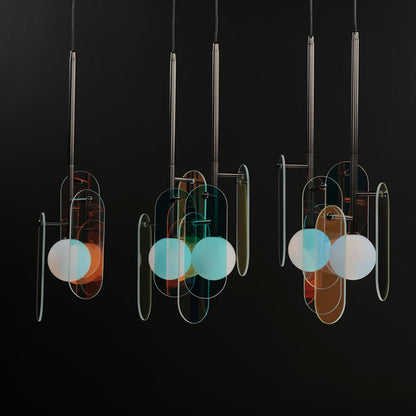 Megalith 5 Light 48" Wide LED Linear Chandelier by Nina Magon