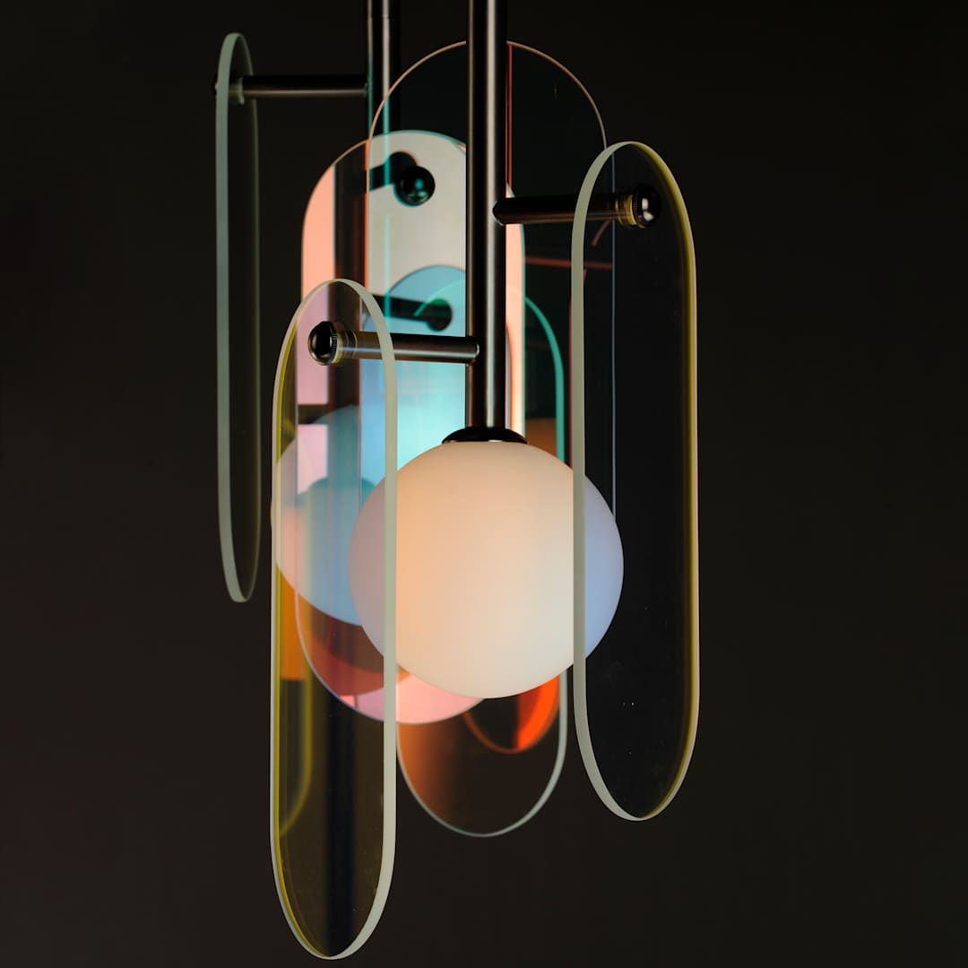 Megalith 5 Light 48" Wide LED Linear Chandelier by Nina Magon